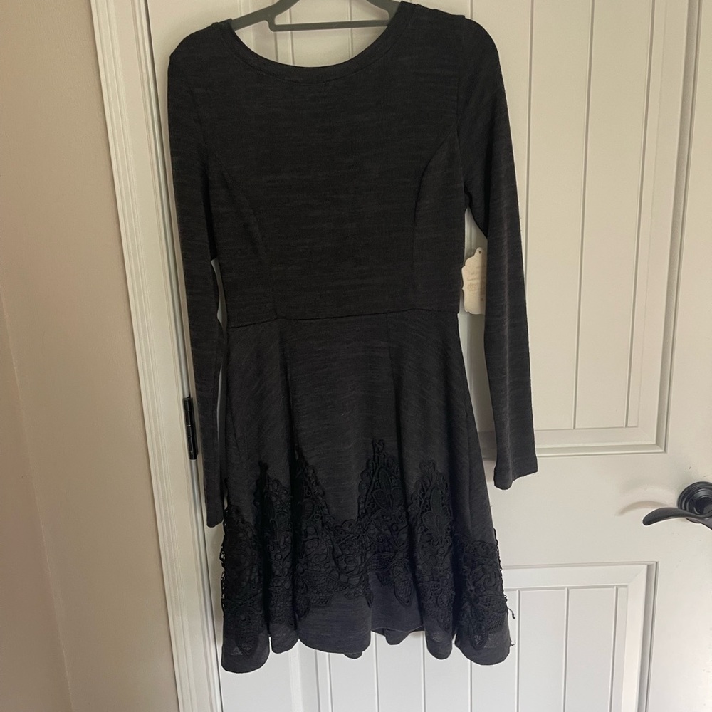Altard State Black Longsleeve Dress